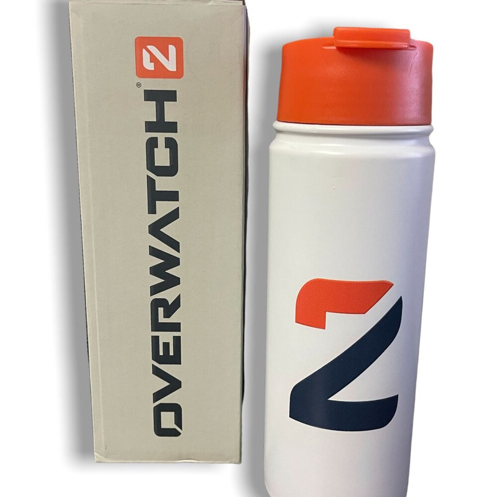 Overwatch 2 Insulated Stainless Steel Water Bottle 16 oz Blizzard